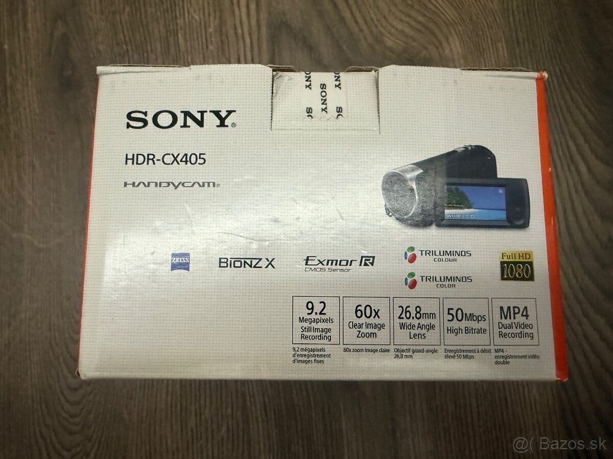 SONY HDR CX 405 - NOVA NEPOUZITA - 5