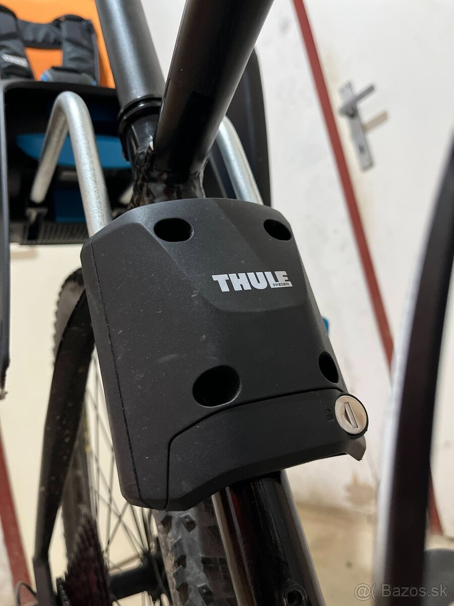 Thule RideAlong detská cyklosedačka, tmavá sivá - 5