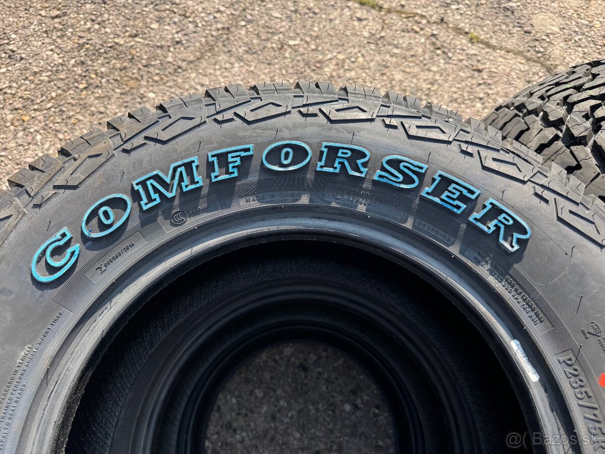 NOVÉ TERÉNNE PNEU 235/75 R15 TL 105T COMFORSER CF-1100 A/T