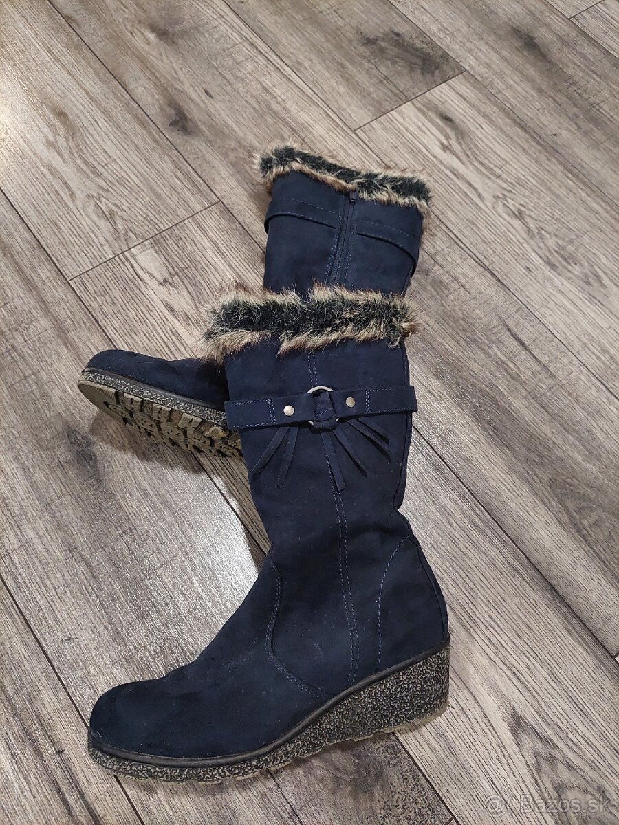 Dievčenské vysoké čižmy veľ.35 - 5