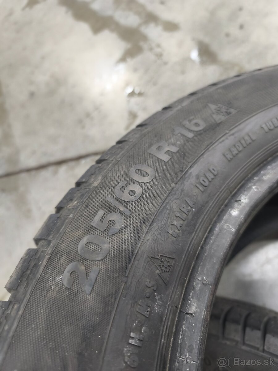 Zimné pneu Continental 205/60 R16 2ks - 5