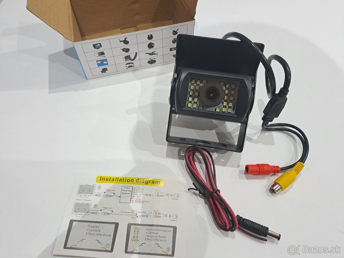 Cúvacia kamera pre nákladne auta 18 LED - 5