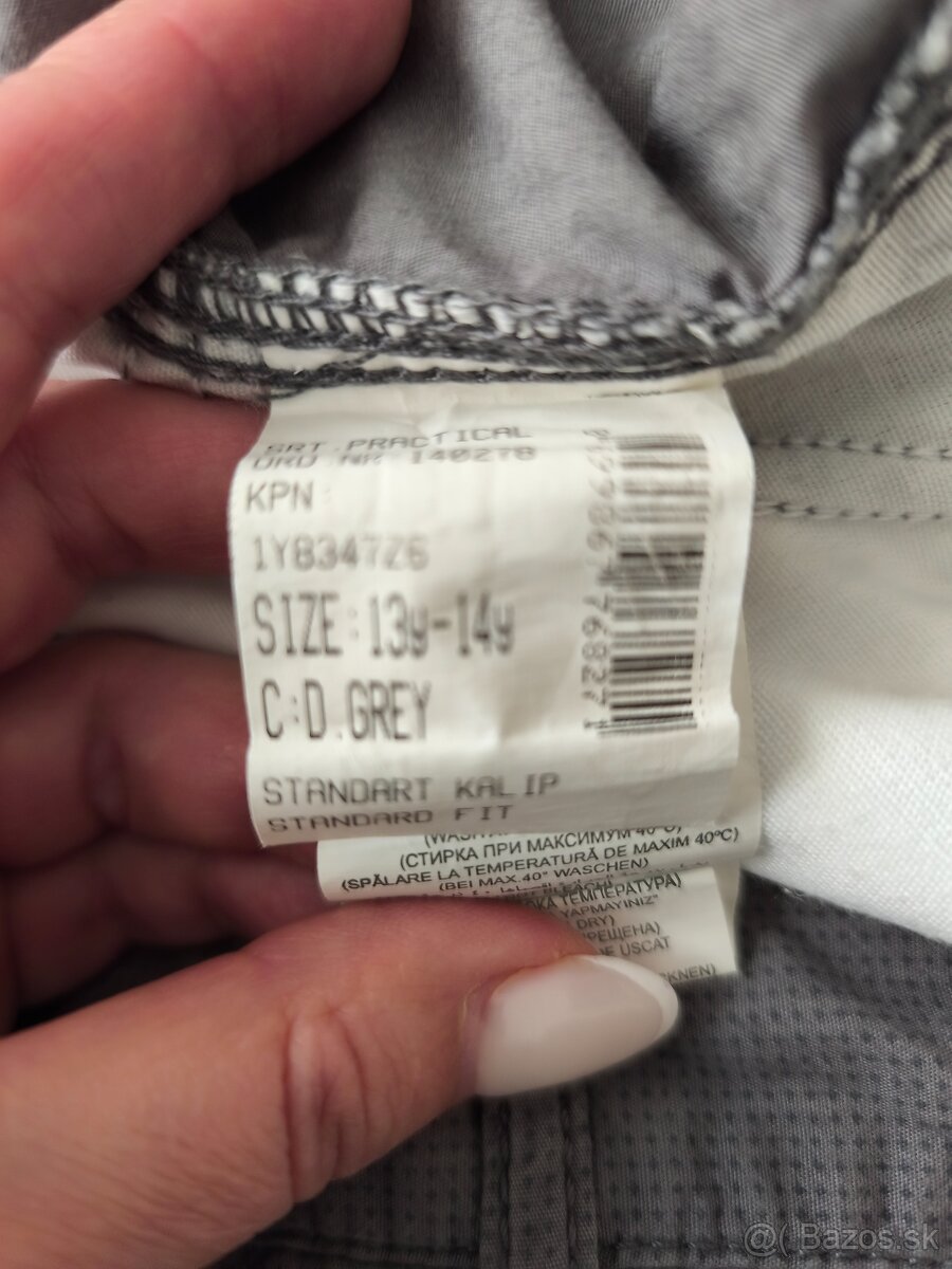 Sivé chlapčenské kraťasy - 5