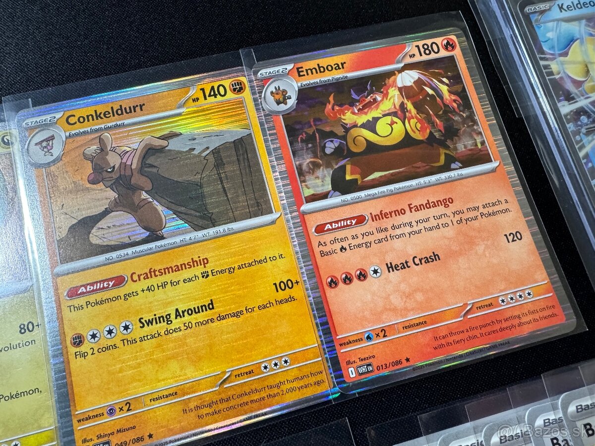 Pokemón MEGA balík F: 100ks kariet v obaloch s EX a darček - 5