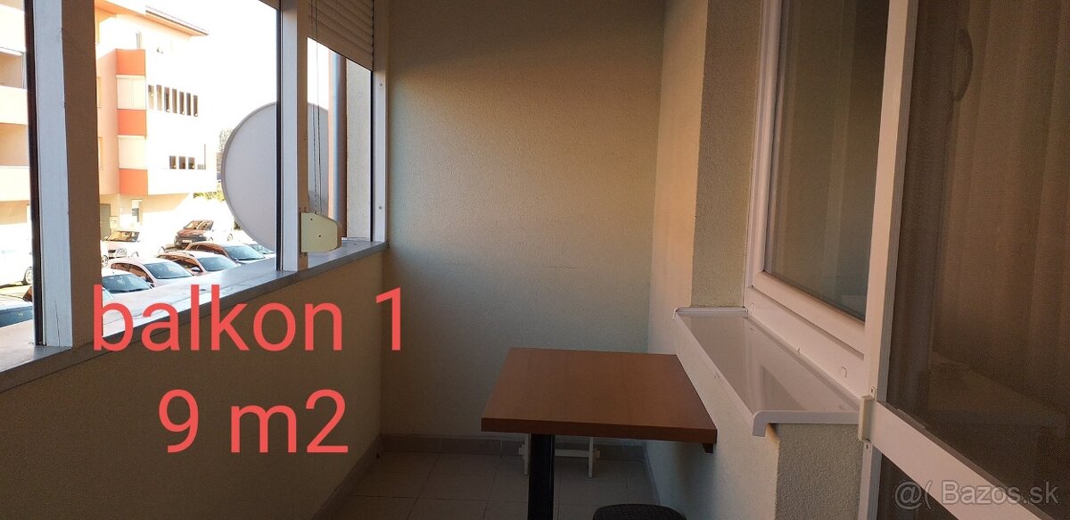 Veľký trojizbový byt s 2 balkónmi a so státím, DS, Záhradníc - 5