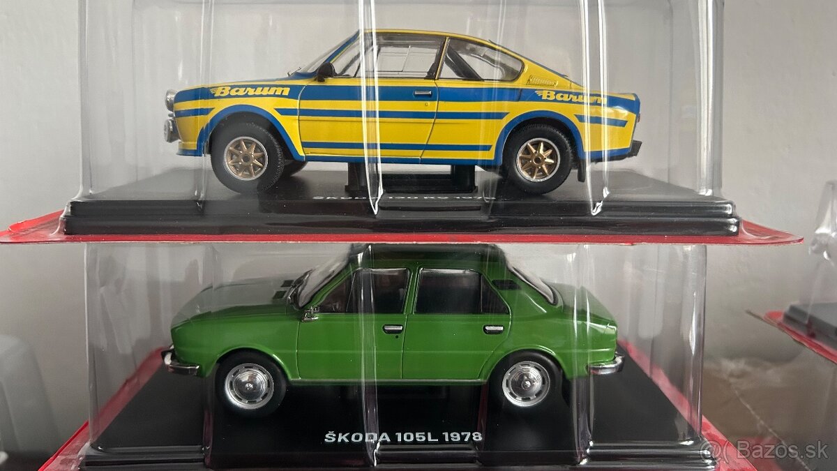 Modely osobné automobily Škoda, Tatra 1/24 - 5