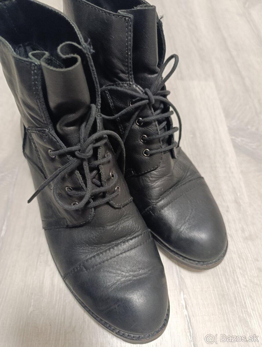 Dámske kožené topánky Baťa...veľ.39 - 5