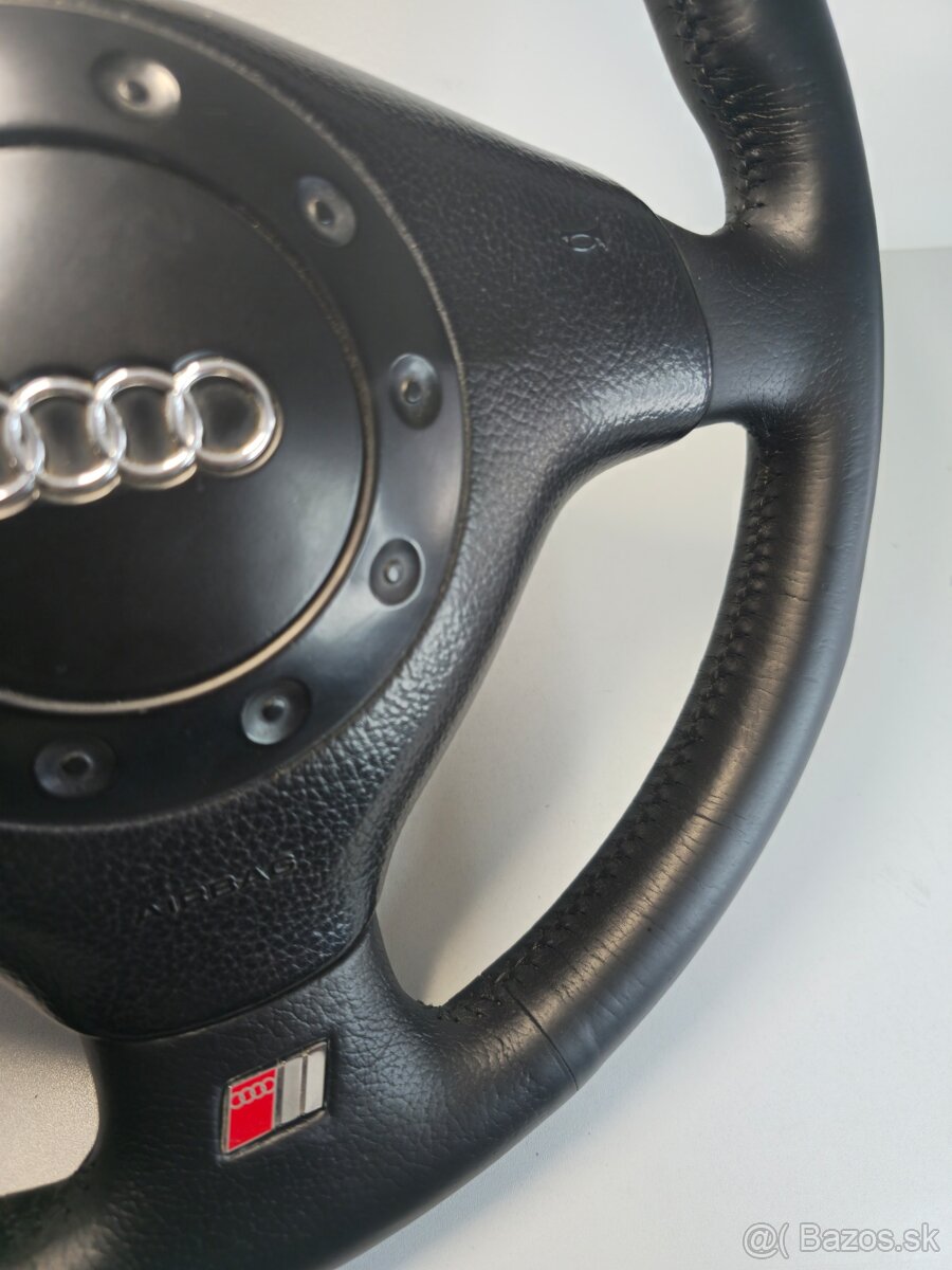Kožený volant audi s-line a6 c4 , a4 b5 - 5