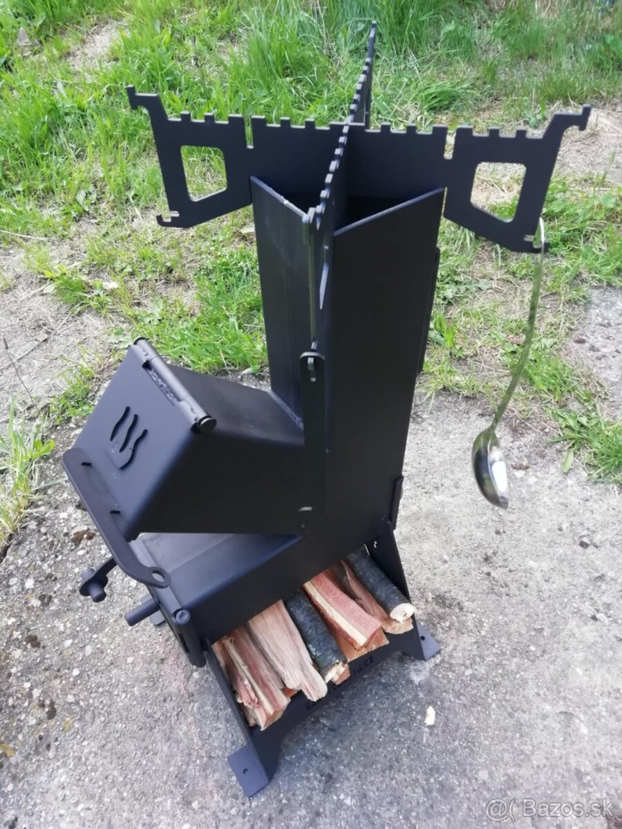 Prenosny zahradny gril Rocket Smart - 5