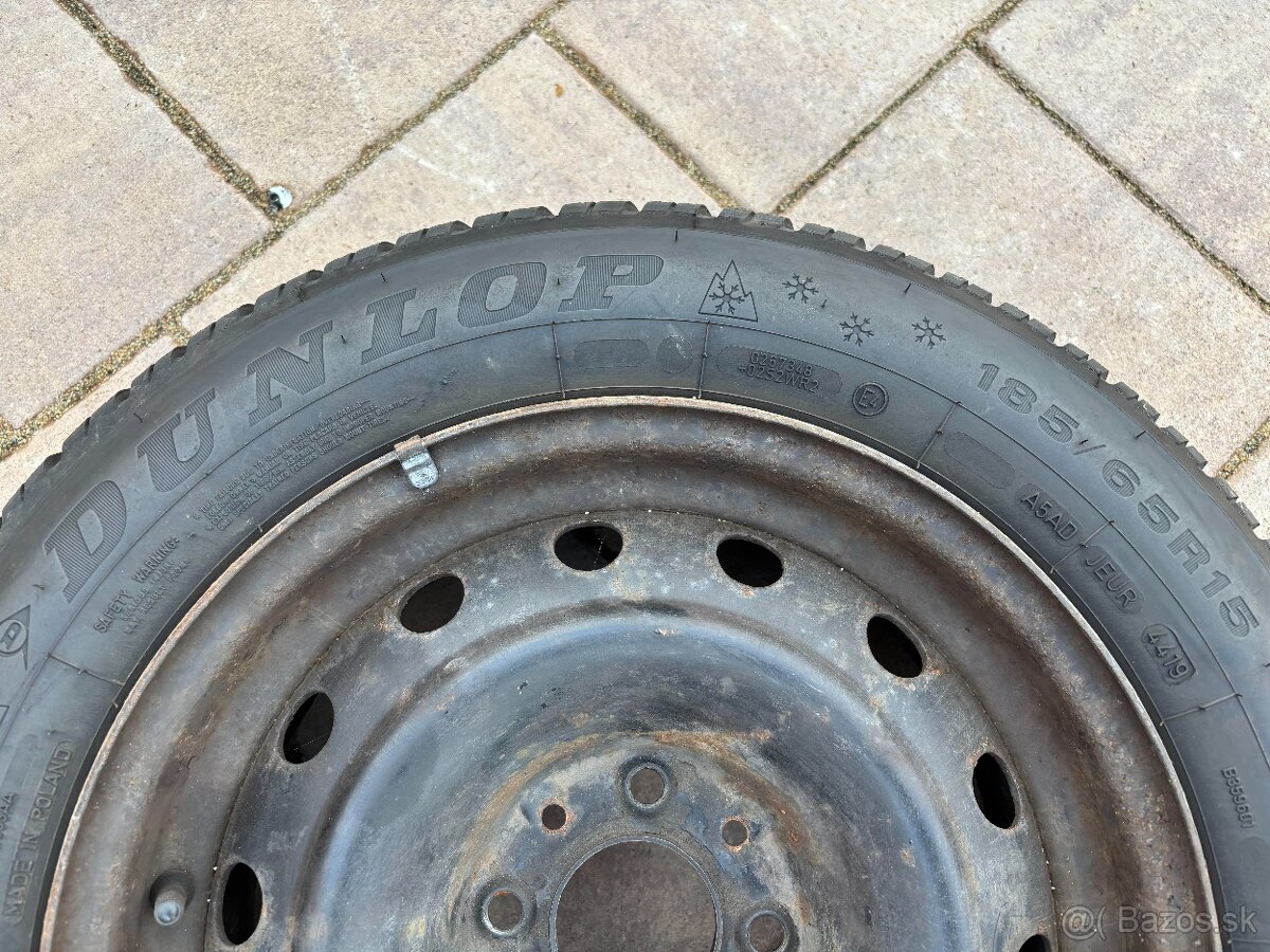Predám 185/65 R15 Dunlop - 5