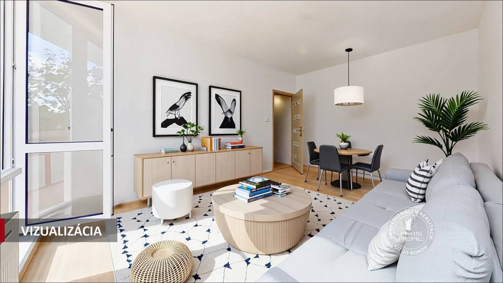 AXIS REAL | Slnečný 3-izbový byt s LODŽIOU, Stará Ľubovňa, K - 5