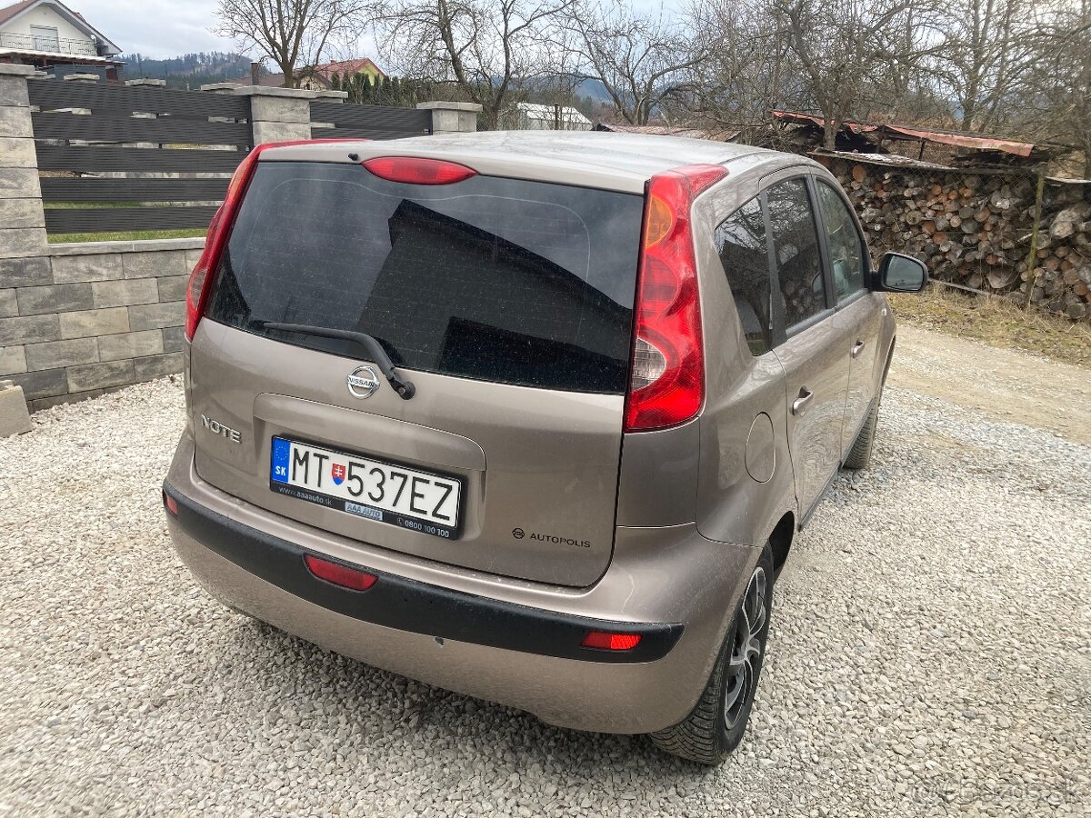Nissan Note 2007, 1.4 benzin 65kw, klima, nová stk - 5