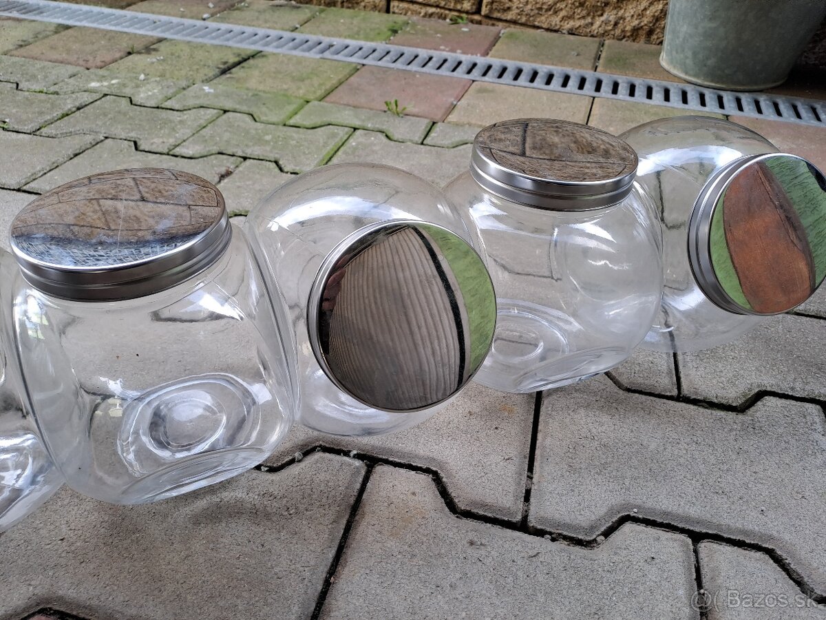 Sklenene dozy na potraviny - 5