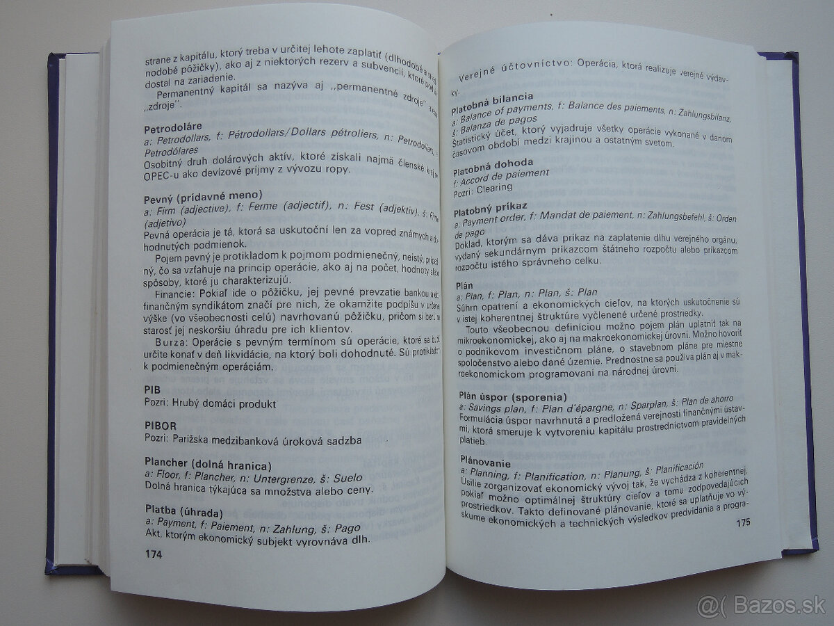 Predám knihu Ekonomický a finančný slovník, Bernard a Colli - 5