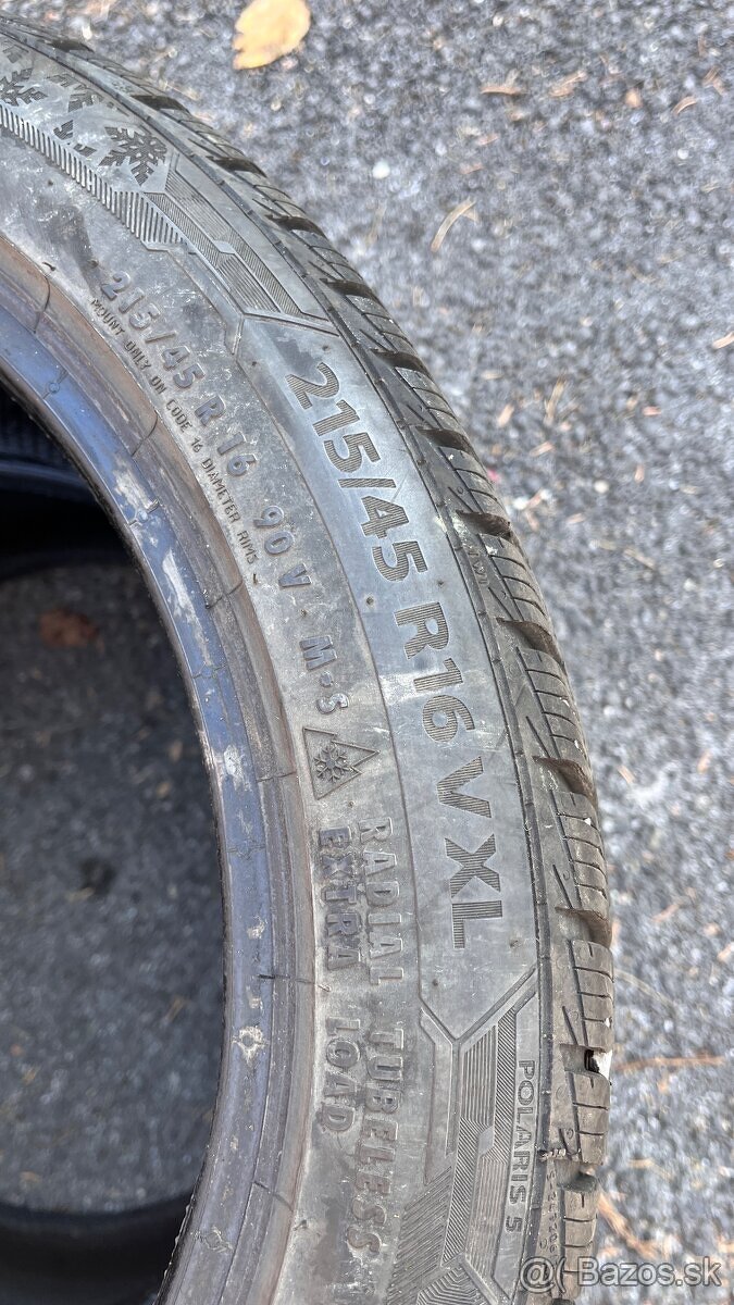 ❄️Zimné 215/45 r16 - 5