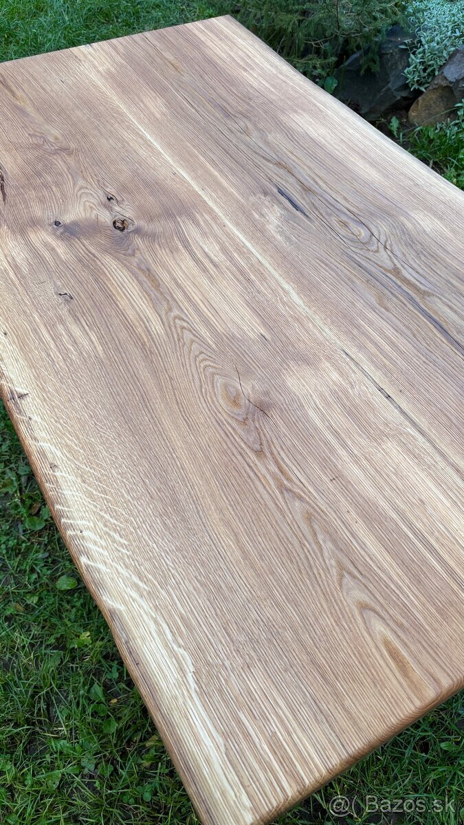 Jedálenský stôl z dubového dreva - 5