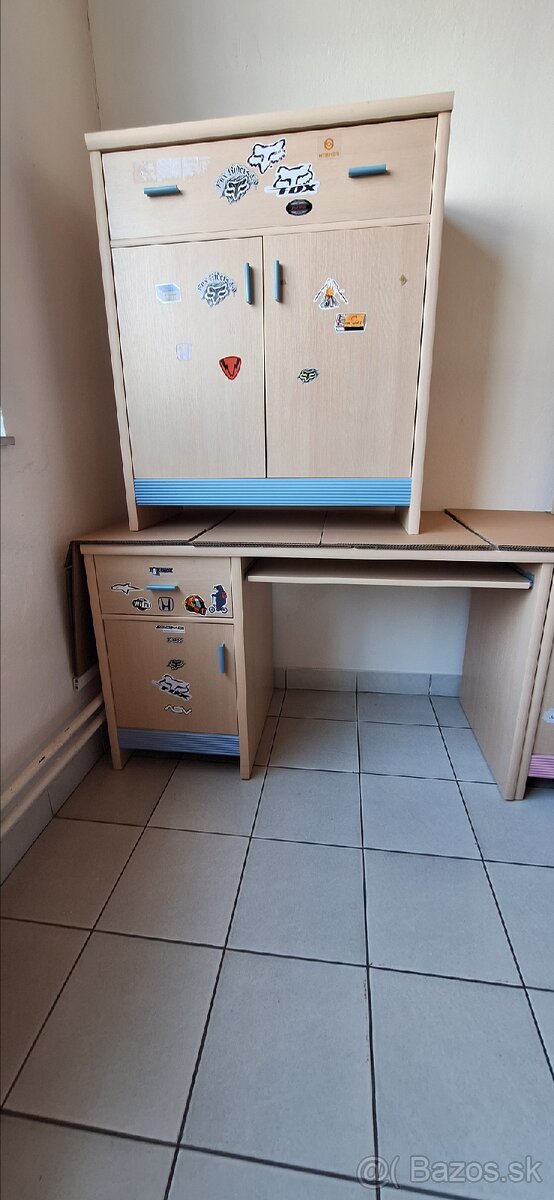 Predám písací stôl a komodu pre dievča aj chlapca - 5