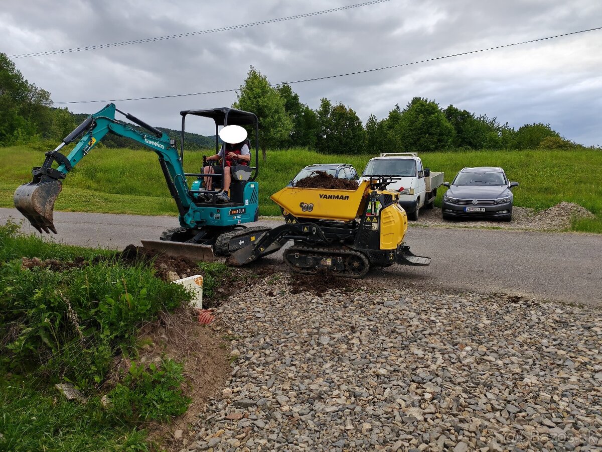 🚜 VÝKOPOVÉ PRÁCE – MINIBAGER | DUMPER | VALNÍK - 5