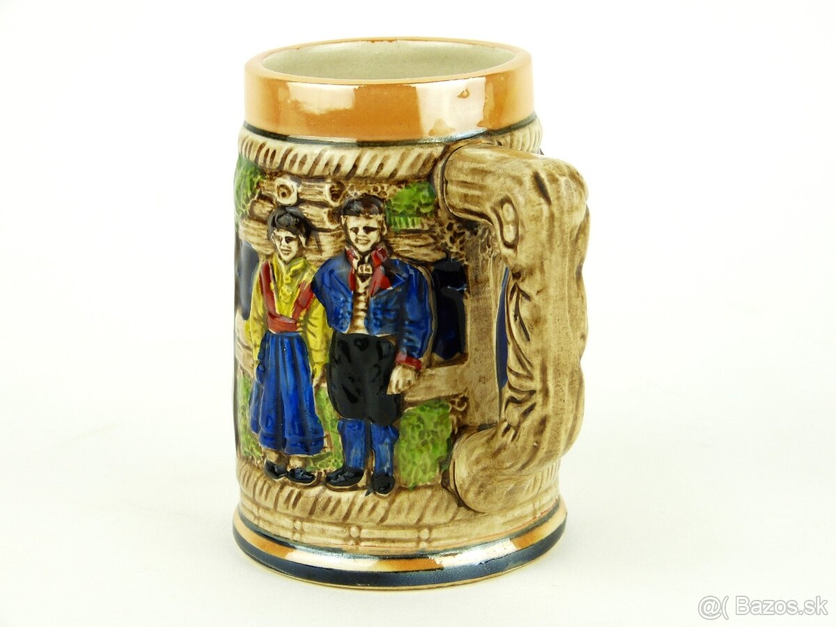 Keramický Džbán s Reliéfom Škótskeho Muža - 5