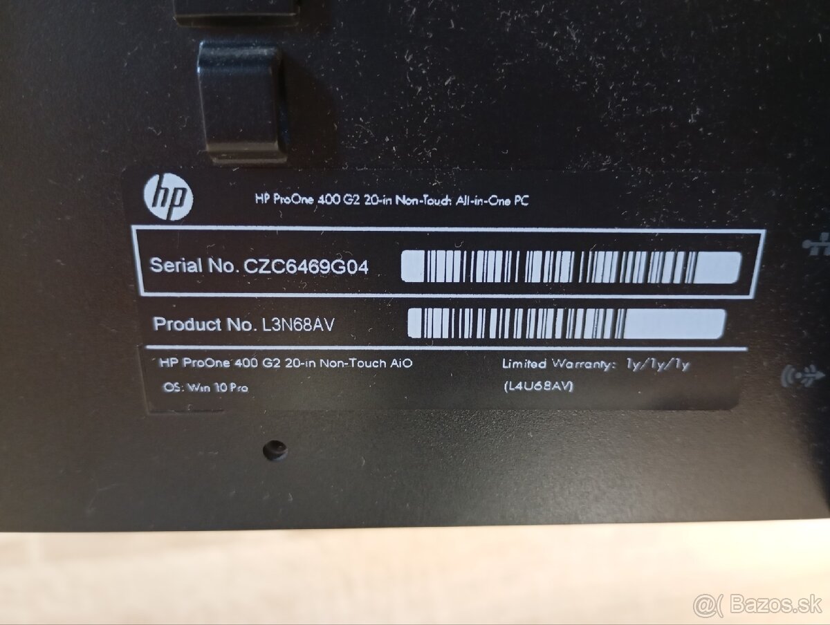 Stolný počítač HP ProOne 400 - 5