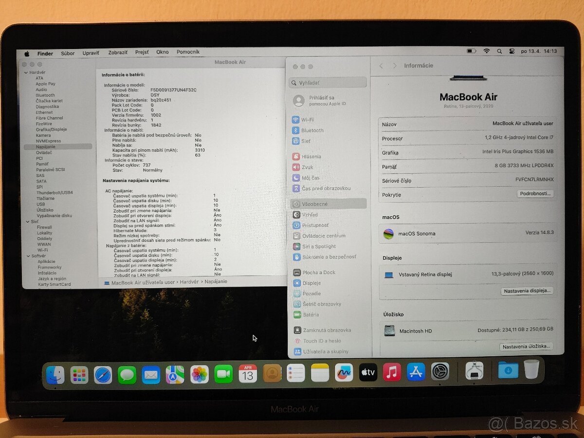 MacBook Air 2020 | i7 • 8GB • 256GB SSD - 5