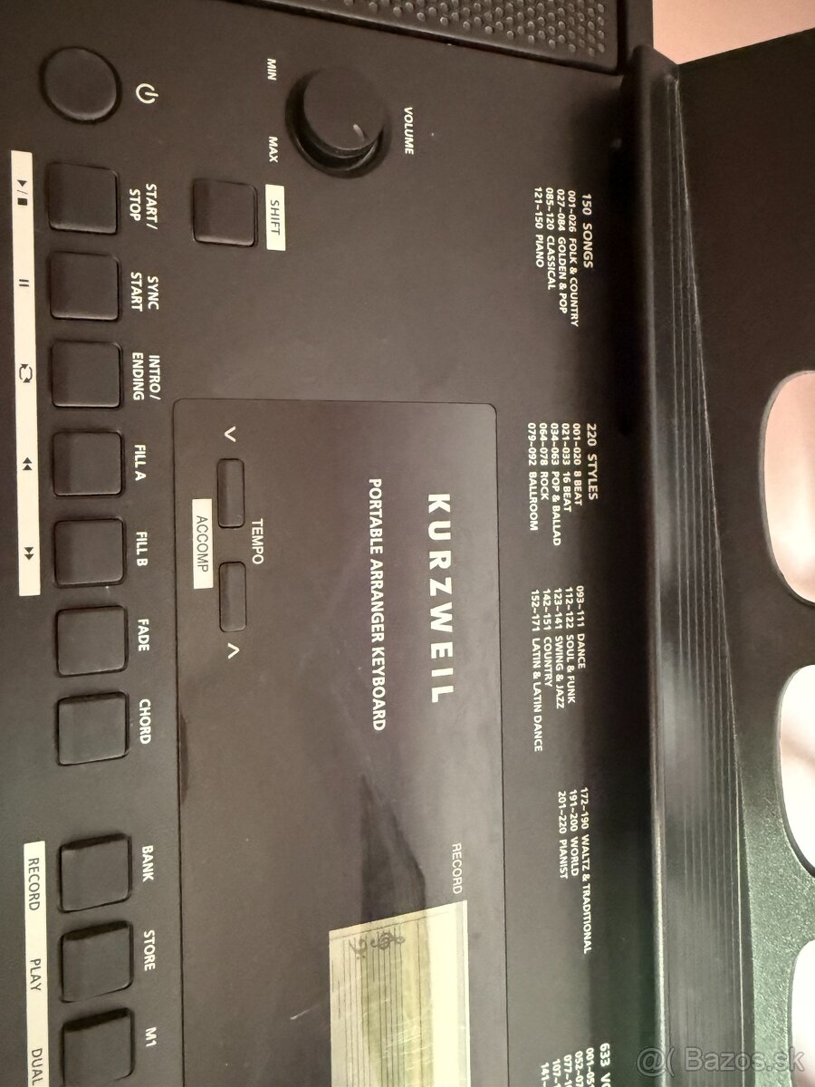 Keyboard - Kurzweil KP 100 - 5