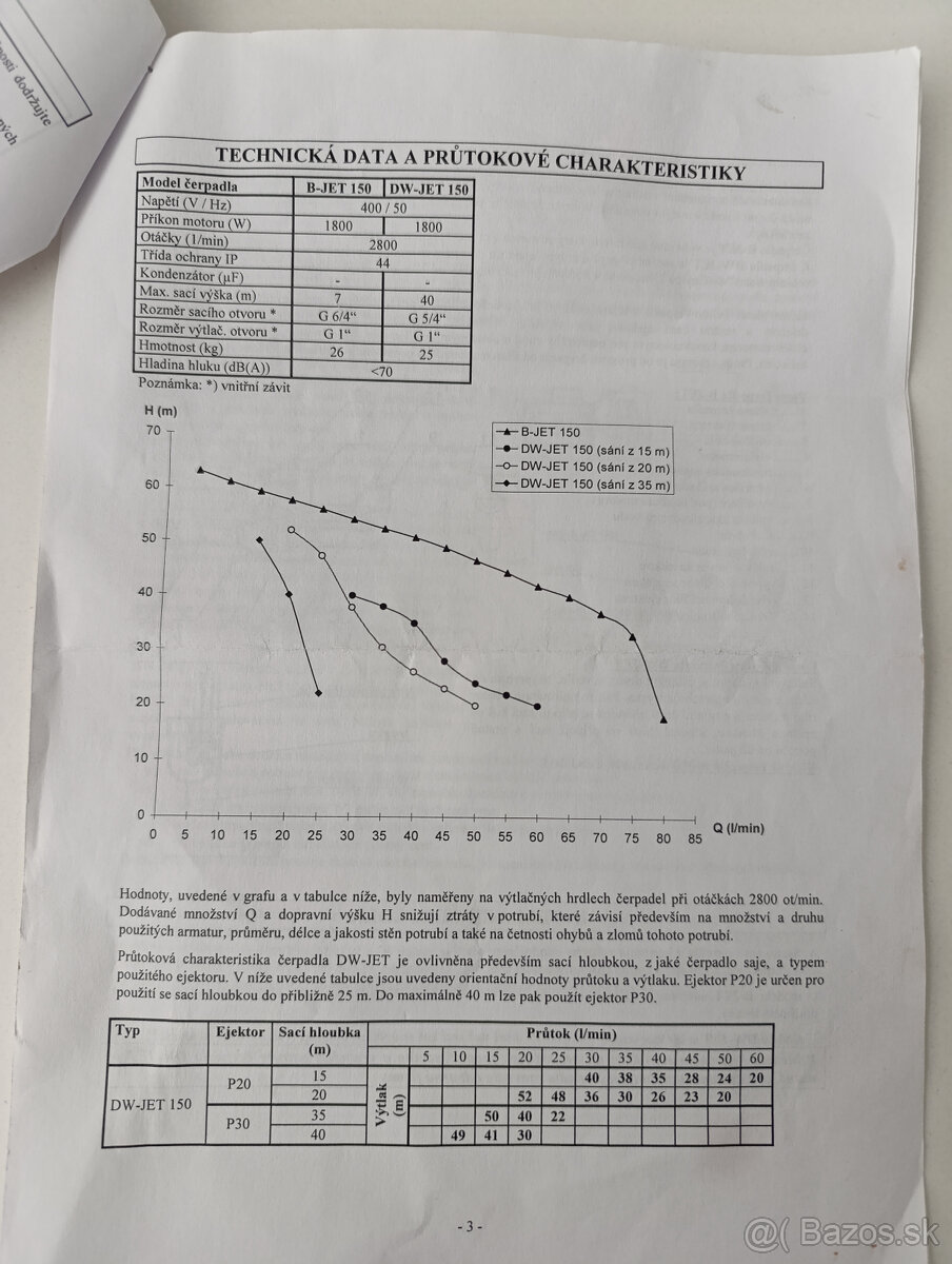 elektricke vytlakove vodne cerpadlo - 5