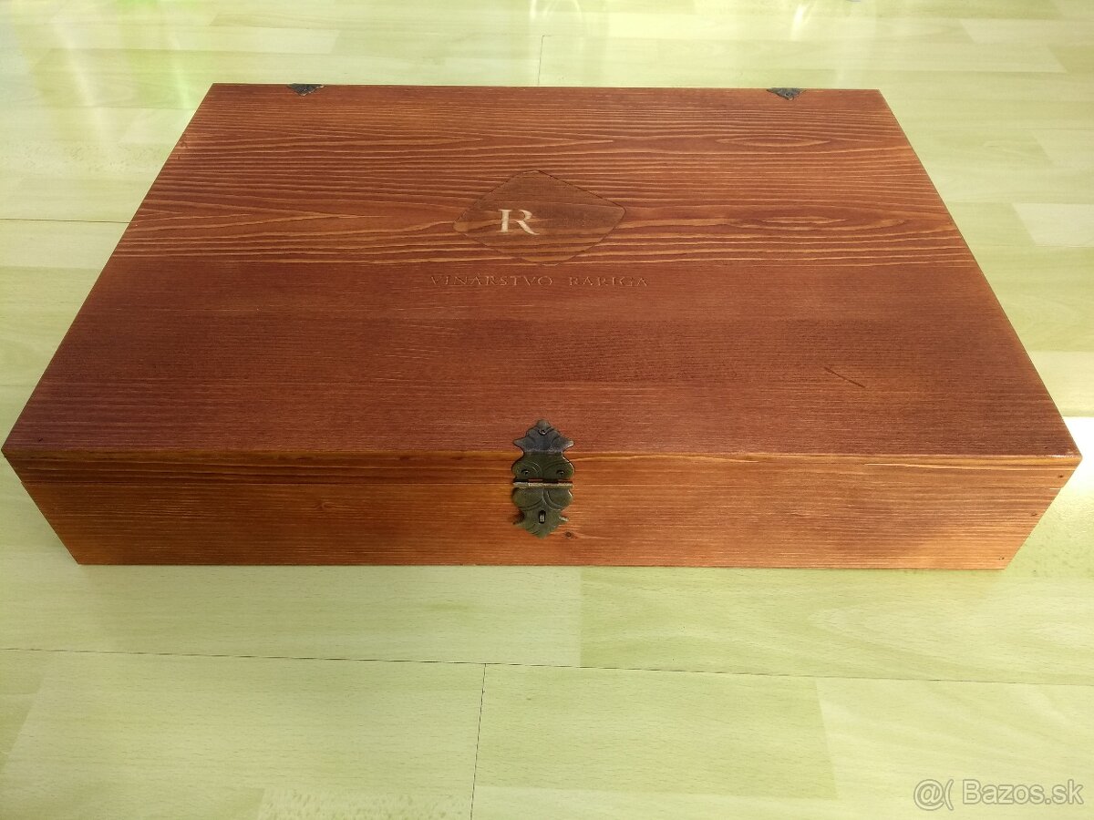 Drevené úložné boxy-vojenska bedna - 5