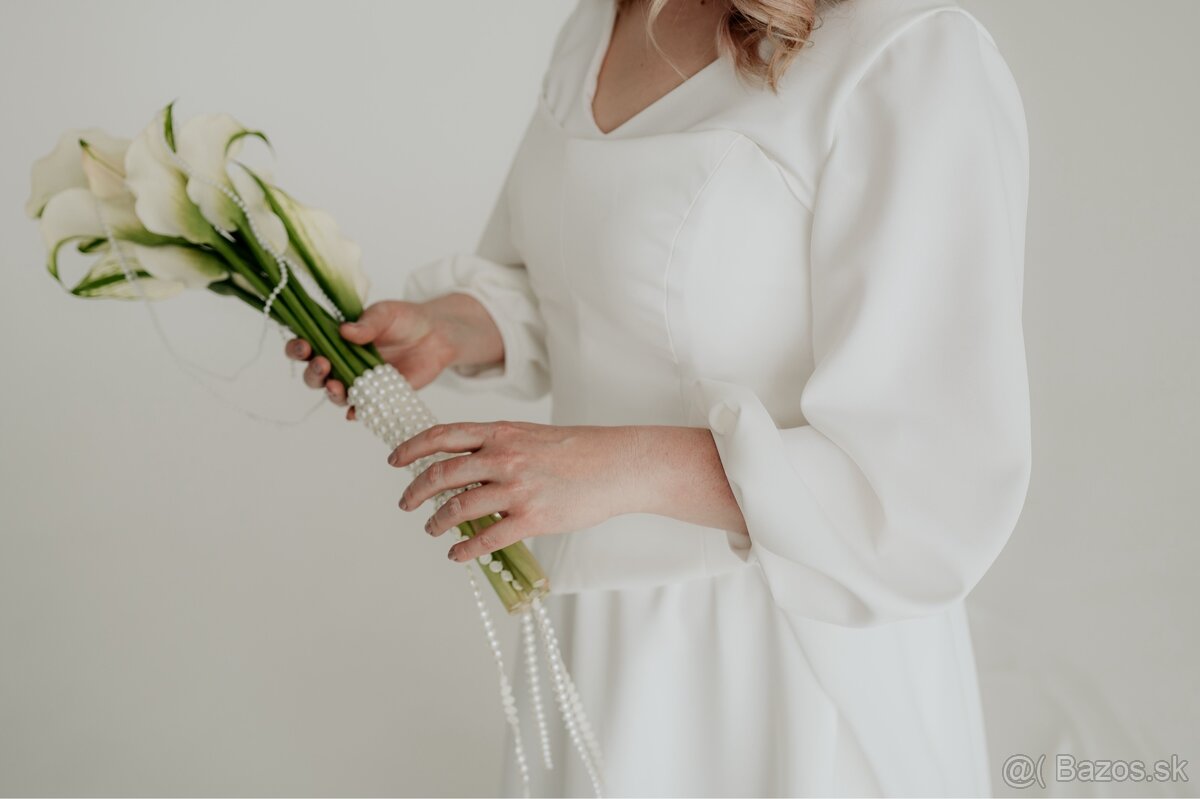 Svadobné šaty 42-44 - 5