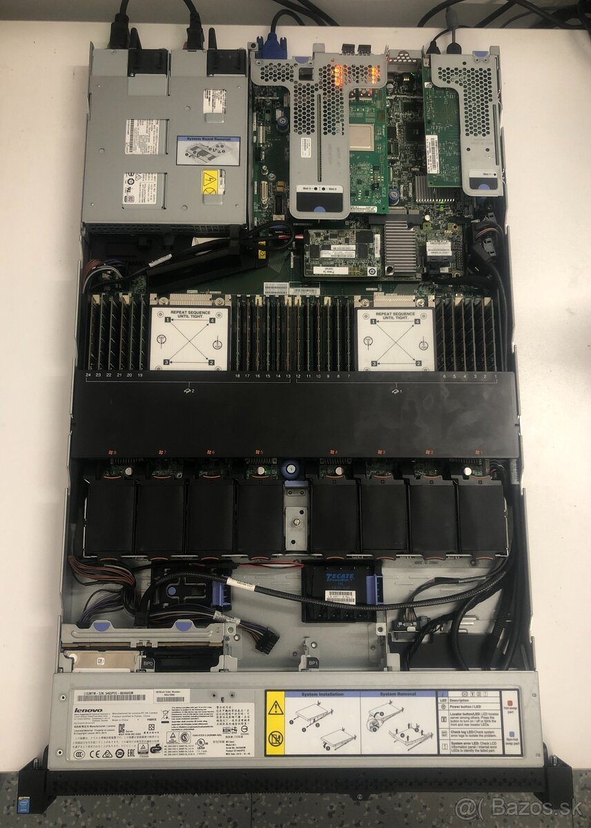 Server Lenovo System x3550 M5, 40 CPU, 384 GB RAM - 5