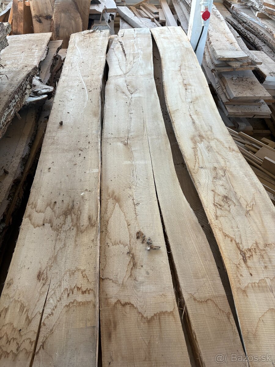 Vysušené brestové fošne, brest horský, 52 mm - 5