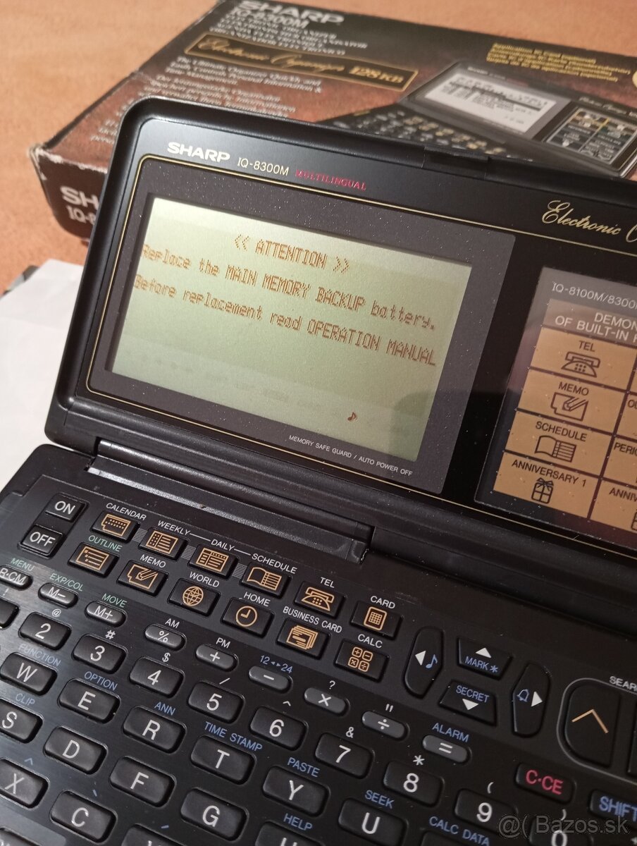 Sharp elektronický organizer - 5