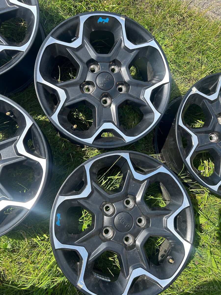 Jeep Wrangler alu 17 originál sada - 5