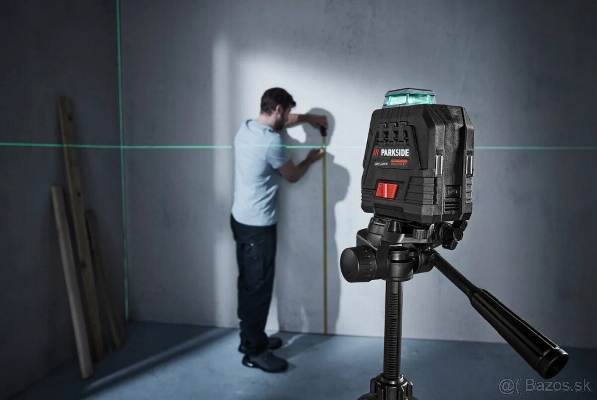 Laserový nivelak Parkside Perfomance PKLLP 360 + stativ - 5