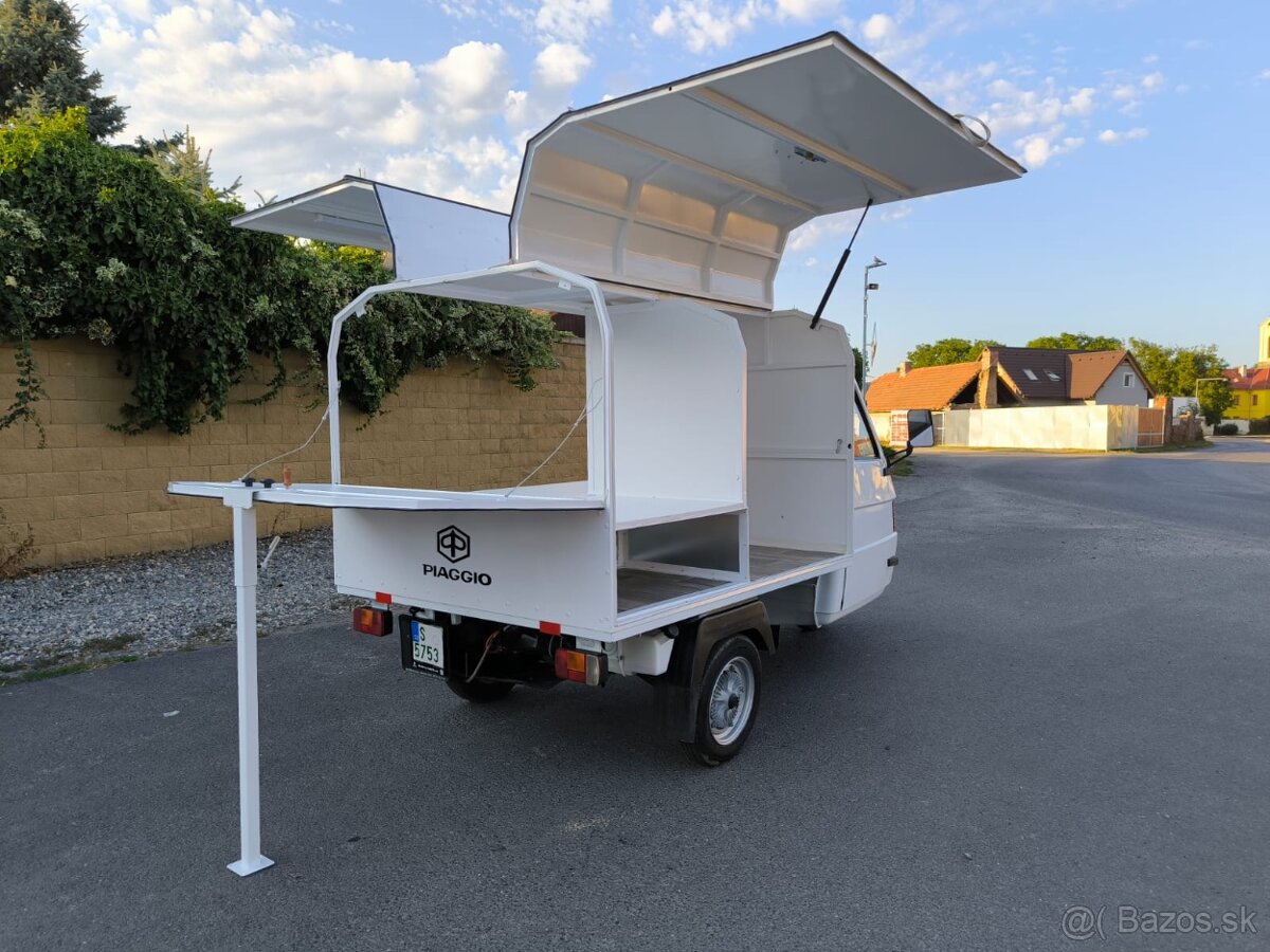 Piaggio ape Tm 200 pojazdný stánok prosseco káva - 5