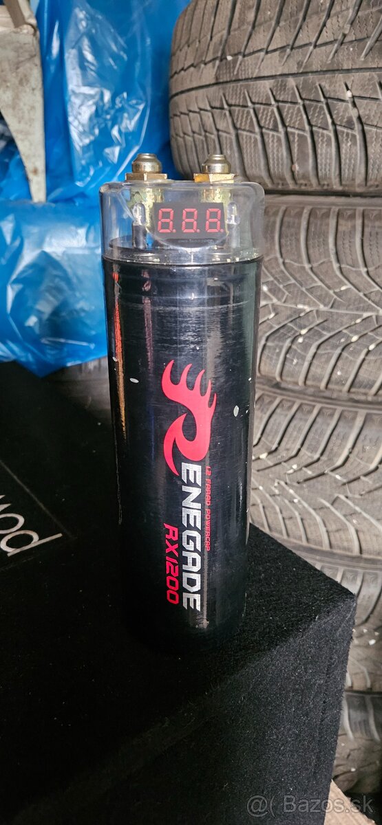 Subwoofer + zosilňovač + kapacitor - 5