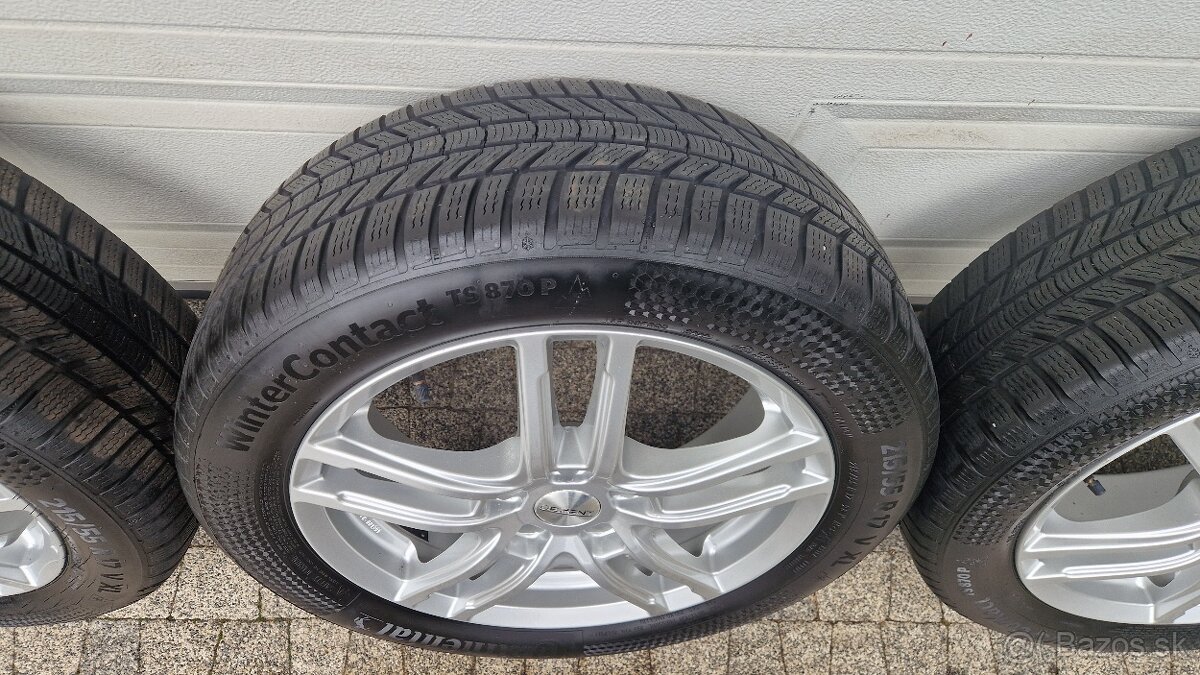 Zimné alu 215/55 R17, 5x112, Continental 870TS - 5