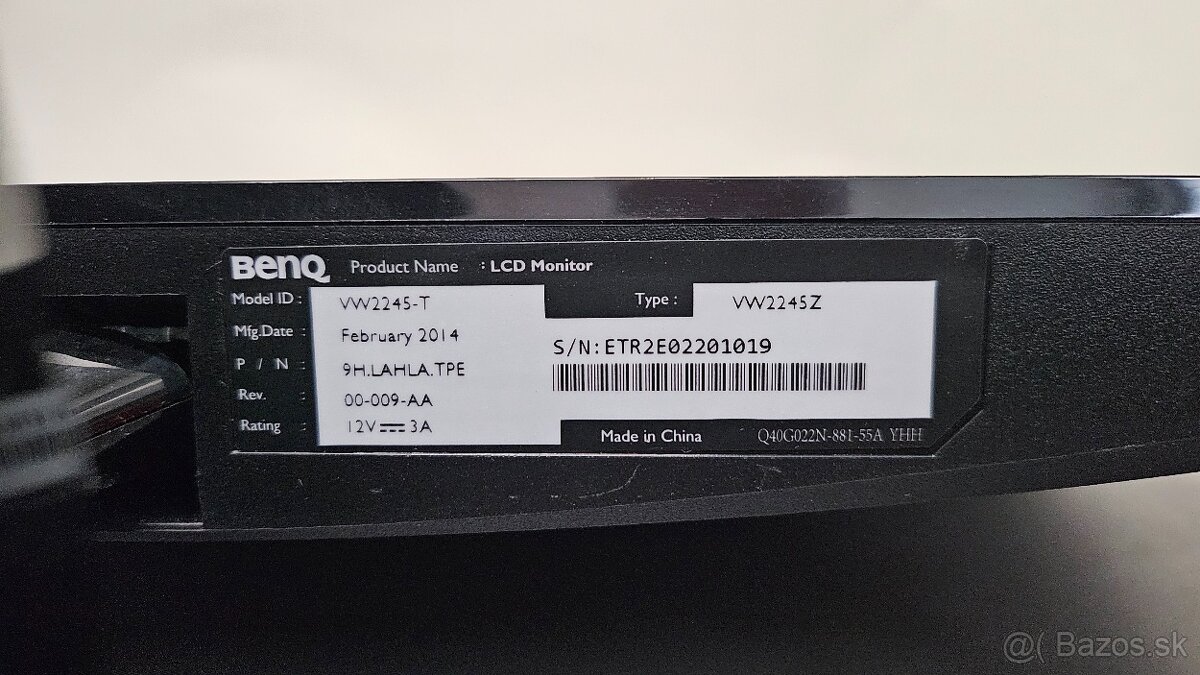 Monitor BENQ VW2245-T 22" palcový FullHD - 5