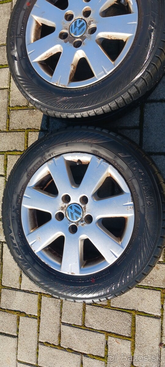 Predám elektróny VW 5x112 r15 - 5