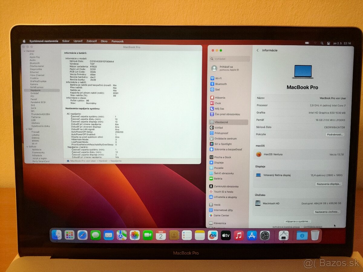 MacBook Pro 15 2017 | Core i7 • 16GB • SSD - 5