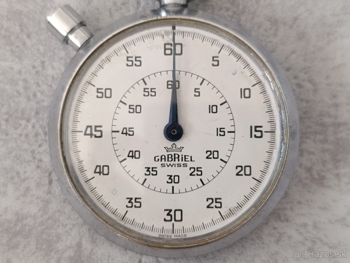 Staré švýcarské kapesní stopky Lemania GABRIEL - 5