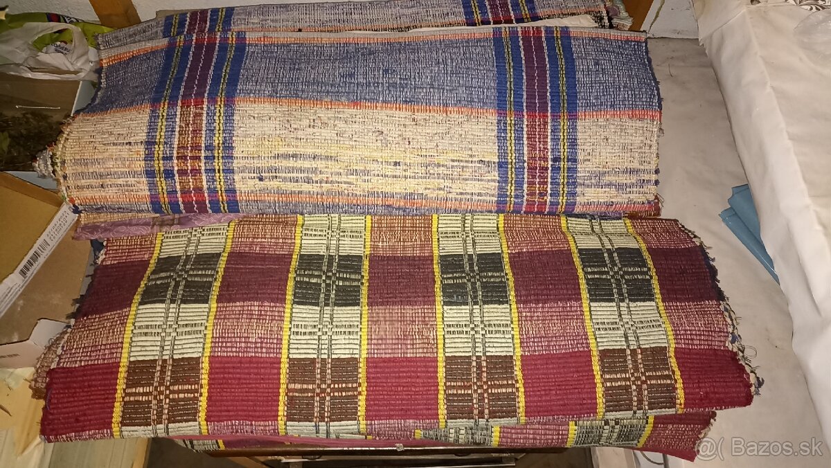 Ručné tkané koberce rôzne farby vzory - 5
