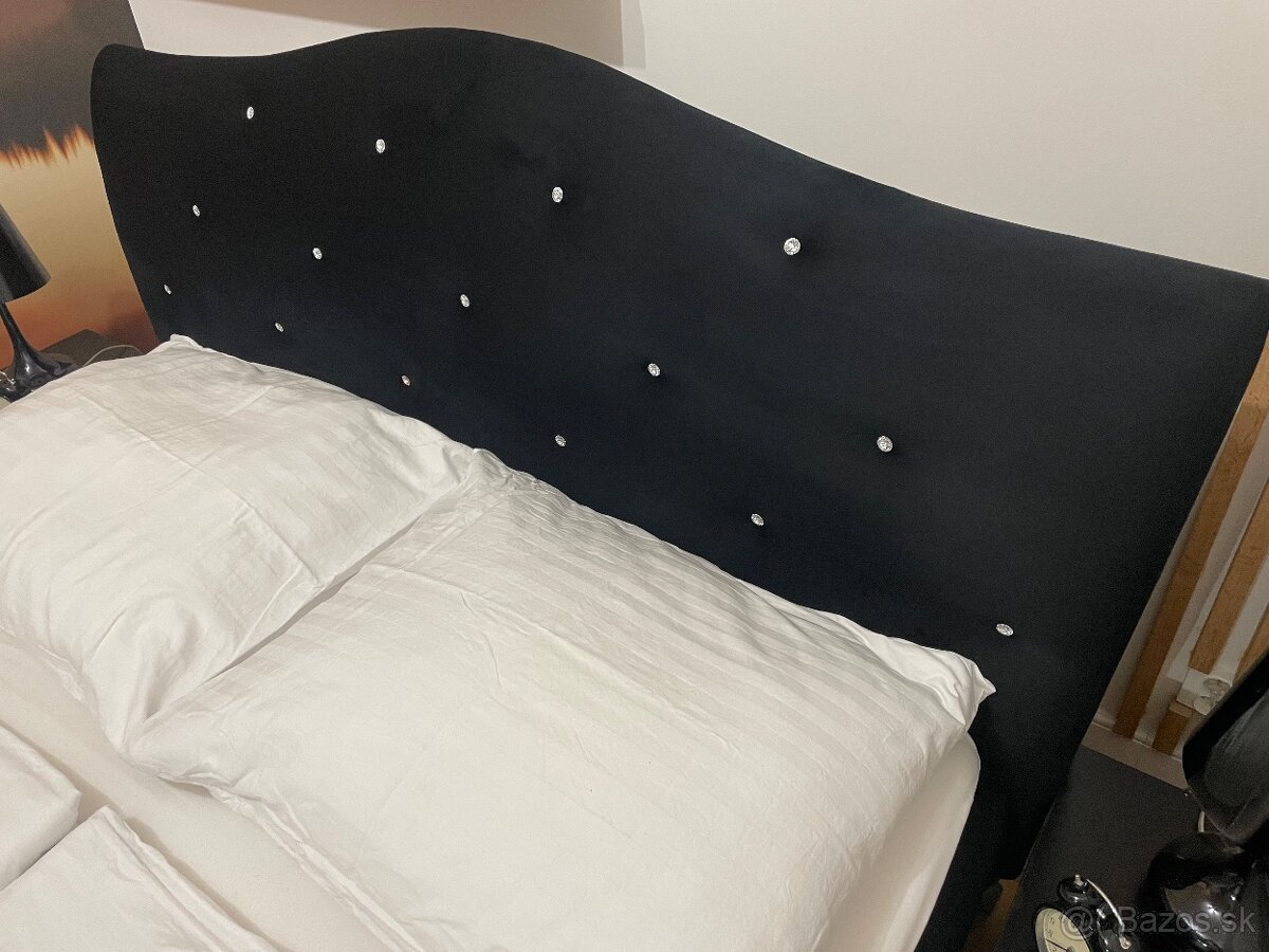 Predam calunenu manzelsku postel 160x200 Swarovski - 5