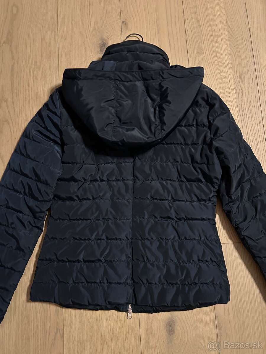 Armani bunda modrá s kapucňou - 5