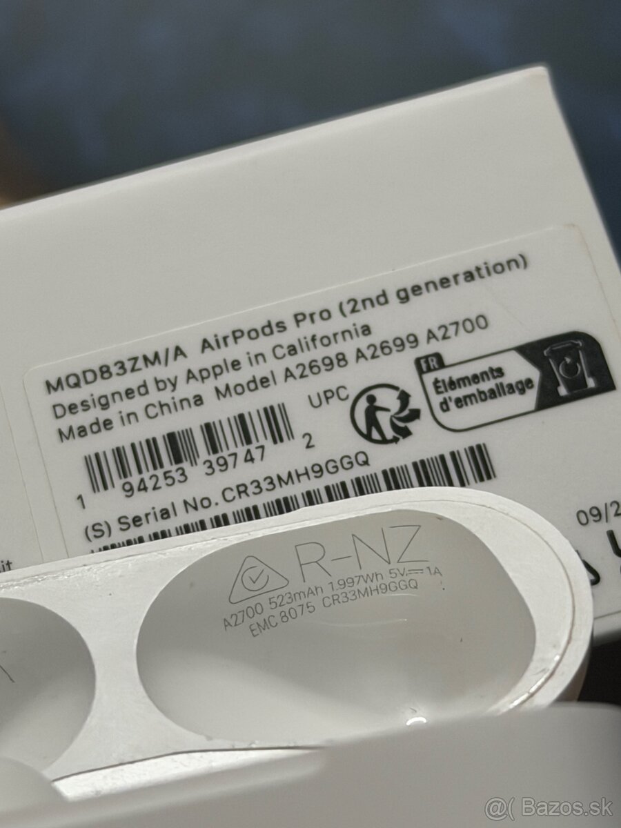 Apple AirPods Pro 2 komplet balenie - 5