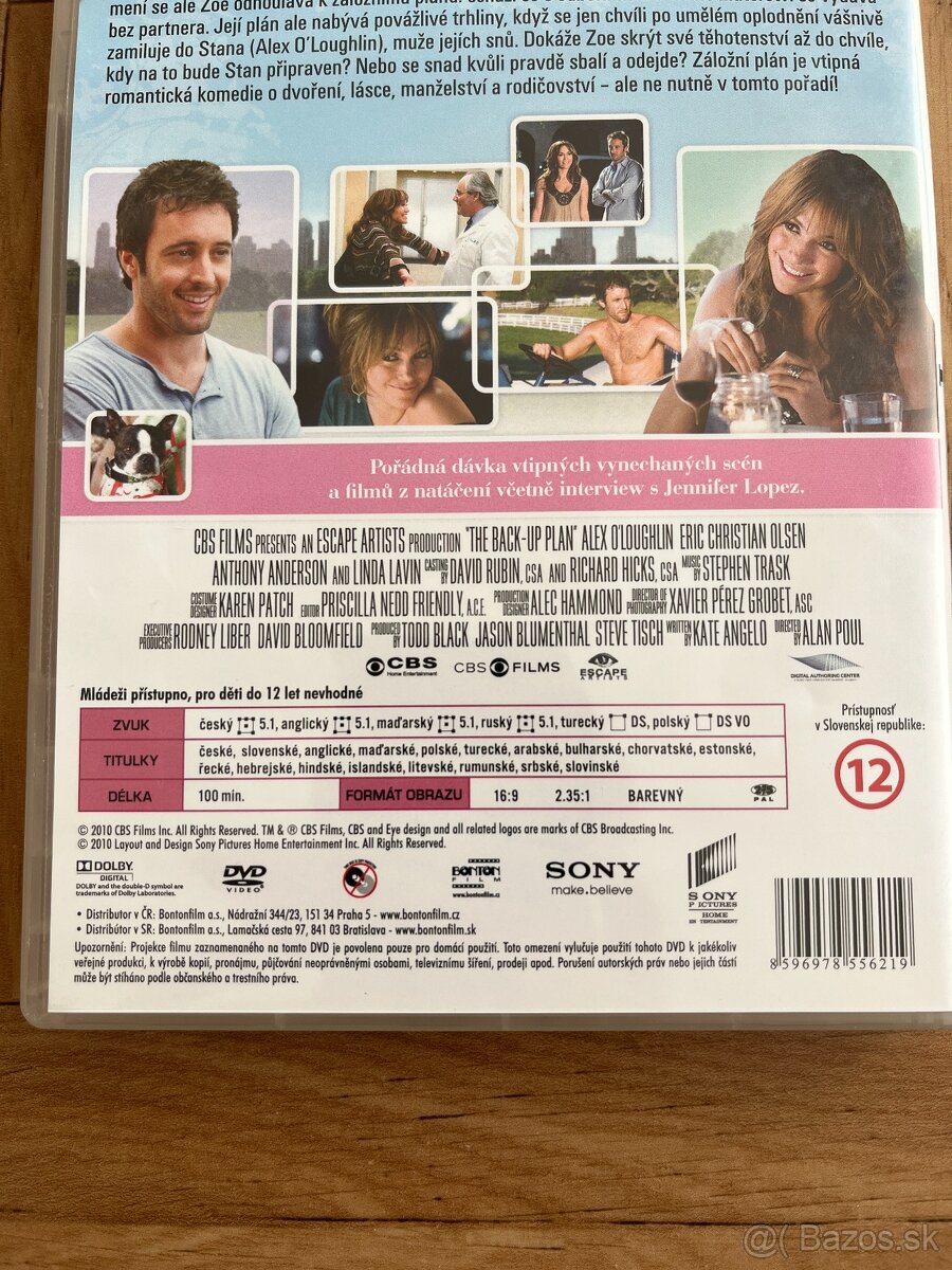 • Na predaj DVD film Záložní plán • - 5