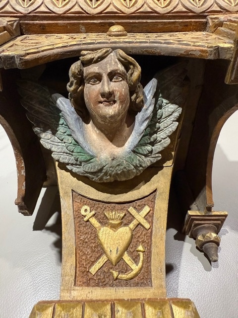 Starožitný drevenný oltár - 5