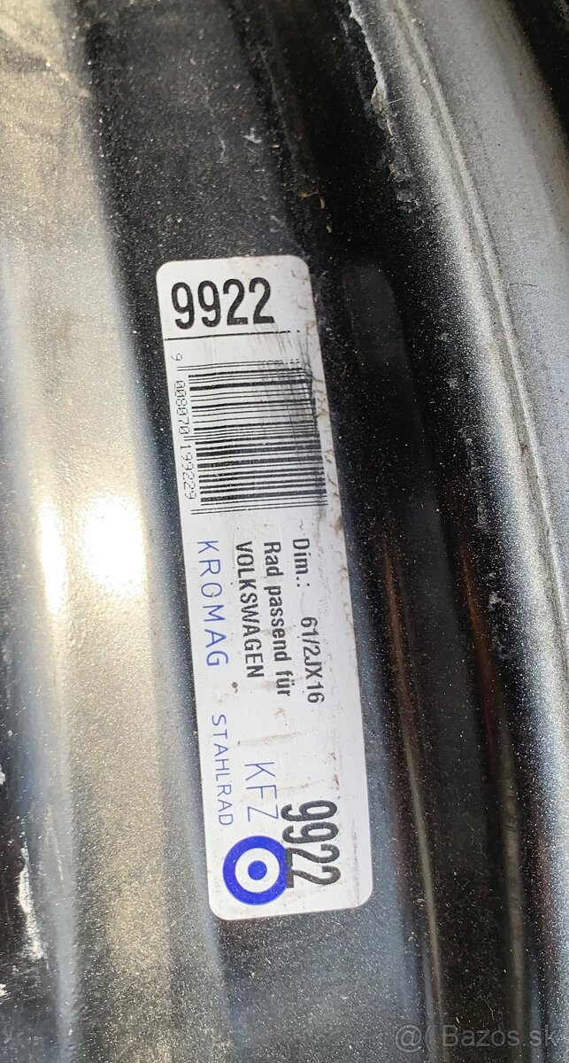 Plechové disky 16 stky - 5