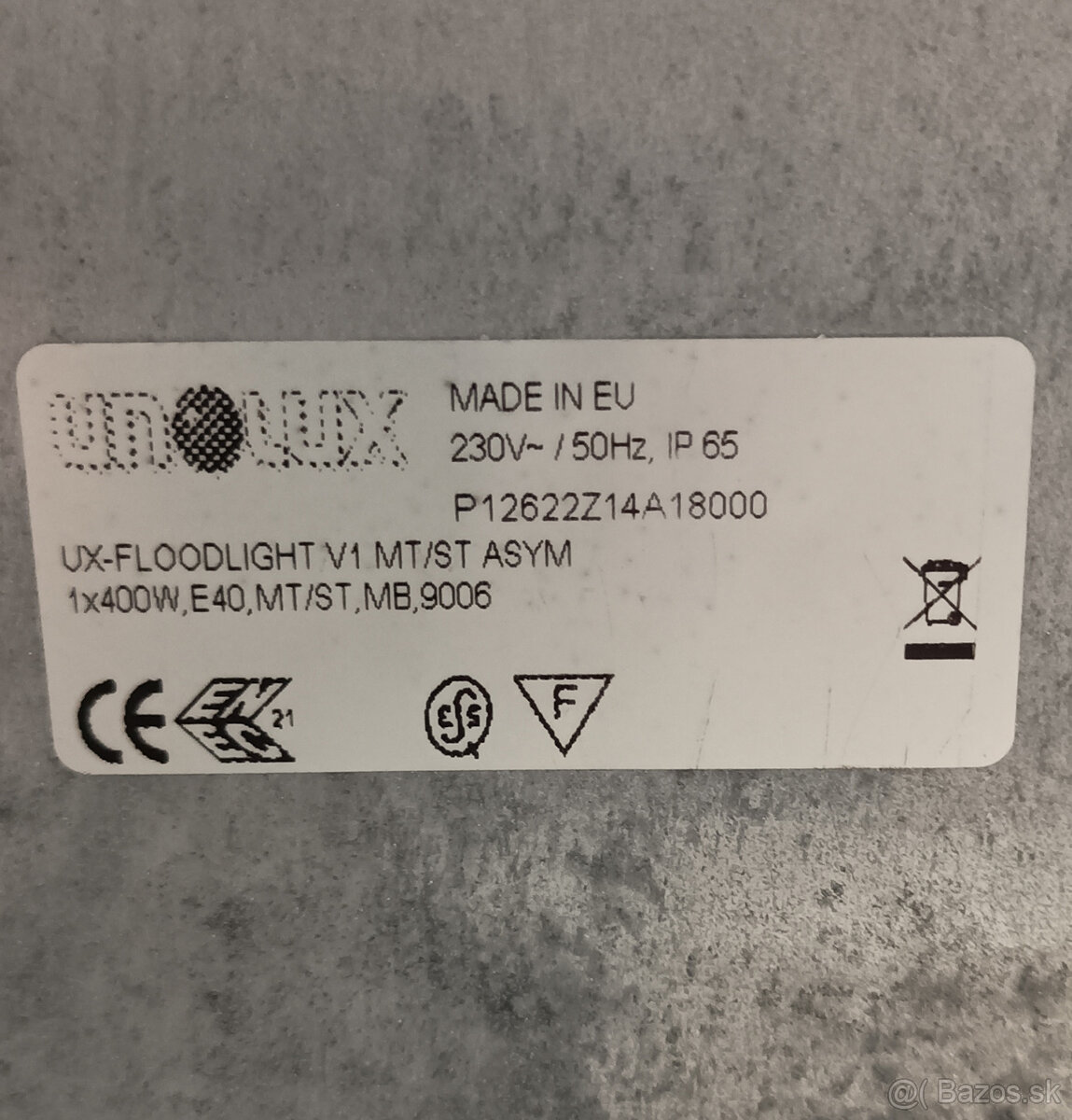 Priemyselné svietidlá UNOLUX - 5