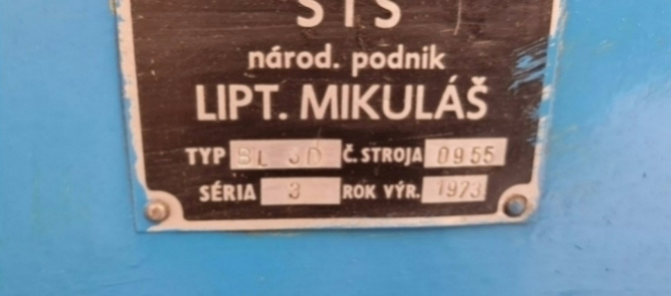 Prodávám Použitá dvoukotoučová brusku BL 3 D, r. v. 1973 - 5